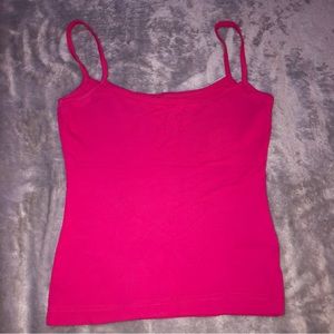 Bright Pink stretchy comfortable Tank top